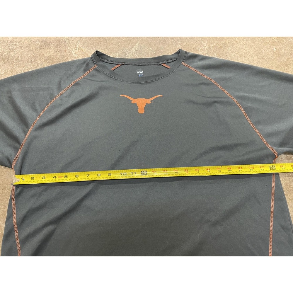 Texas Longhorns Shirt Mens XL Gray NCAA Football Performance Training Tee NCAA - Picture 15 of 16